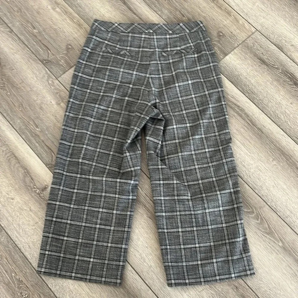 Robell wide leg plaid cropped pants modell cloe 09 size 10 - Picture 6 of 6